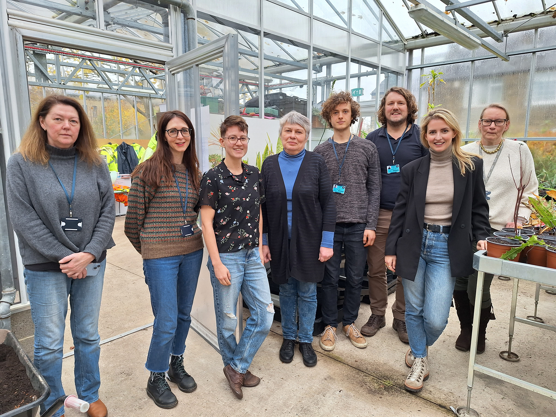 Shipley College Katie Rushworth Horticulture Students Greenhouse